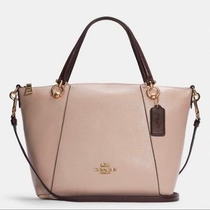Coach BRAND NEW W/TAGS Gold/Washed Mauve/Cranberry Kacey Satchel